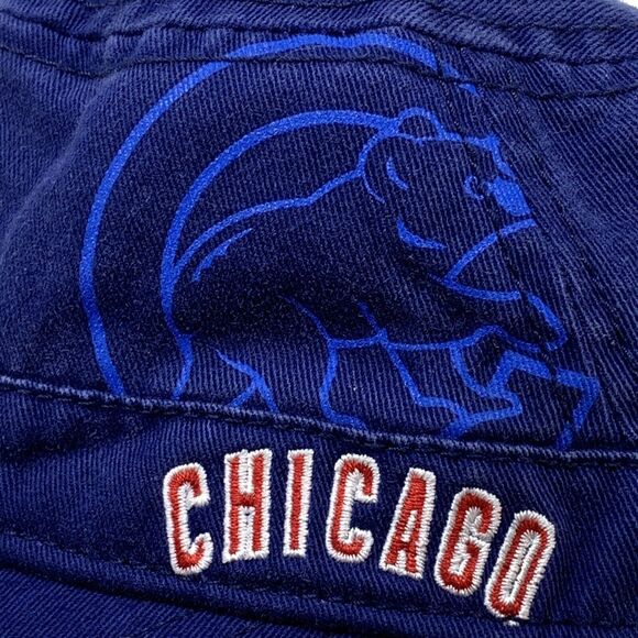 Chicago Cubs New Era Women's Adjustable Painters Cap Hat(H6) - Picture 12 of 14